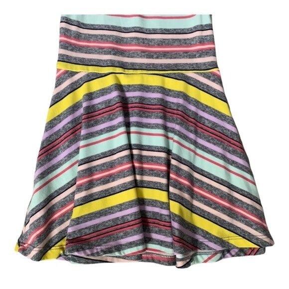 Epic Threads Dress Baby Girls 3T Kids Gray Purple Fit and Flare Striped Casual - Picture 6 of 9